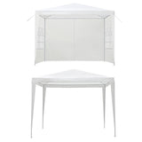 Instahut Gazebo 3x3m Outdoor Marquee Side Wall Party Wedding Tent Camping White 4 Panel