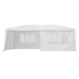 Instahut Gazebo 3x6m Outdoor Marquee Side Wall Party Wedding Tent Camping White 6 Panel