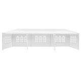 Instahut Gazebo 3x9m Outdoor Marquee side Wall Gazebos Tent Canopy Camping White 5 Panel