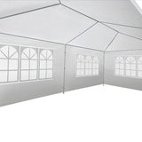 Instahut Gazebo 3x9m Outdoor Marquee side Wall Gazebos Tent Canopy Camping White 8 Panel