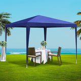 Instahut Gazebo 3x3m Tent Marquee Party Wedding Event Canopy Camping Blue