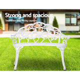 Gardeon Victorian Garden Bench – White