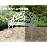 Gardeon Victorian Garden Bench – White