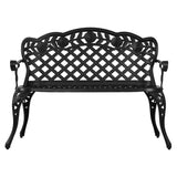 Gardeon Garden Bench Patio Porch Park Lounge Cast Aluminium Outdoor Furniture