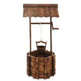 Gardeon Outdoor Garden Ornaments Wishing Well Planter Bucket Wooden Decor XL