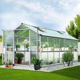 Greenfingers Greenhouse Aluminium Green House Garden Shed Greenhouses 4.1x2.5M