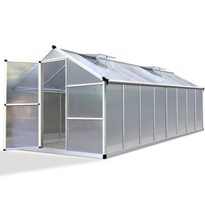 Greenfingers Greenhouse Aluminium Garden Shed Green House Greenhouses 4.82x2.5M