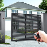 LockMaster Electric Sliding Gate Opener 1800KG Motor Kit Auto Keypad Remote 6M Rail