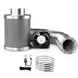 Green Fingers Ventilation Fan and Active Carbon Filter Ducting Kit