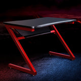 Artiss Gaming Desk Home Office Carbon Fiber Computer Table Racer Desks Black Red