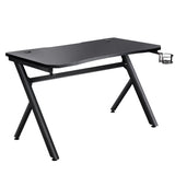 Artiss Gaming Desk Home Office Carbon Fiber Computer Table Racer Desks Black