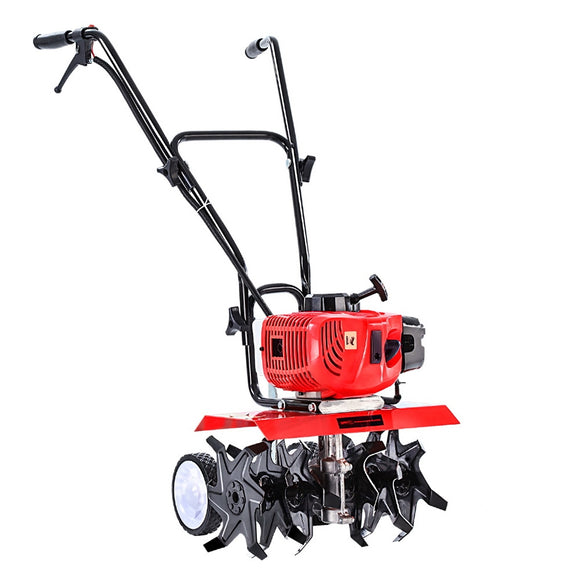 Giantz 72CC Garden Cultivator Tiller Petrol Rotary Hoe 36 Tines Rototiller