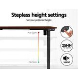 Artiss Sit Stand Desk Motorised Electric Table Riser Height Adjustable Standing Desk 120cm