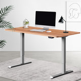 Artiss Standing Desk Sit Stand Table Height Adjustable Motorised Electric Frame Riser 120cm Desktop