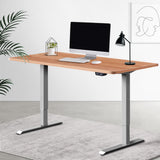 Artiss Standing Desk Height Adjustable Sit Stand Laptop Computer Table Motorised Electric Frame Riser 140cm