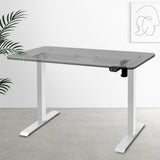 Motorised Adjustable Desk Frame White