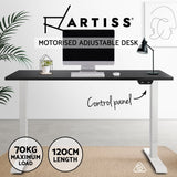 Artiss Standing Desk Motorised Electric Adjustable Sit Stand Table Riser Computer Laptop Stand 120cm