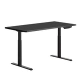 Artiss Standing Desk Sit Stand Table Riser Motorised Electric Computer Laptop Desks Dual Motors 140cm Black