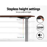 Artiss Standing Desk Motorised Electric Height Adjustable Laptop Computer Table Riser 120cm Dual Motor