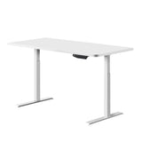 Artiss Sit Stand Desk Motorised Electric Computer Laptop Table Riser Office Dual Motor 120cm White