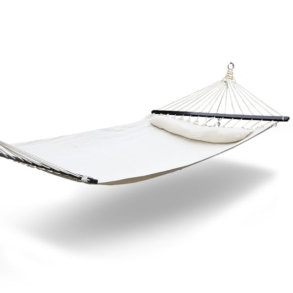 Gardeon Swing Double Hammock Bed Cream