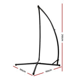 Gardeon Outdoor Hammock A Shape Steel Frame