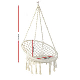 Gardeon Hammock Chair Swing Bed Relax Rope Portable Outdoor Hanging Indoor 124CM