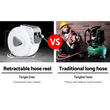 Giantz Air Hose Reel 20m Retractable Rewind Swivel Wall Mount Compressor Garage