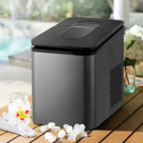 2.2L Ice Maker 12KG Portable Ice Makers Cube Tray Bar Home Countertop Black