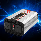 Giantz Power Inverter 1000W or 2000W Pure Sine Wave 12V-240V Camping Boat Caravan