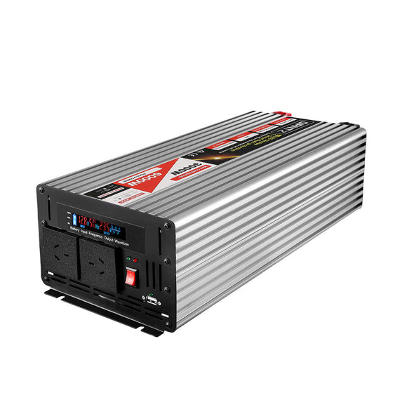 Giantz Power Inverter 3000W or 6000W Pure Sine Wave 12V-240V Camping Boat Caravan