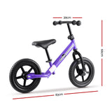 Rigo Kids Balance Bike Ride On Toys Push Bicycle Wheels Toddler Baby 12" Bikes Pink