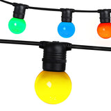 Jingle Jollys 23m LED Festoon String Lights 20 Bulbs Kits Wedding Party Christmas G45