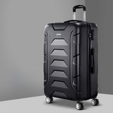 Wanderlite 28" Luggage Sets Suitcase Trolley Travel Hard Case Lightweight Black