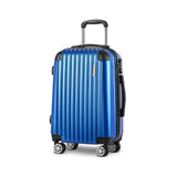 Wanderlite 20inch Lightweight Hard Suit Case Luggage Blue