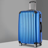 Wanderlite 20inch Lightweight Hard Suit Case Luggage Blue