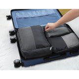 Wanderlite 7PCS Dark Grey Packing Cubes Travel Luggage Organiser Suitcase Storage Bag