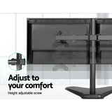 Artiss Monitor Arm Stand Dual Black