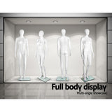 175cm Tall Full Body Female Mannequin - White