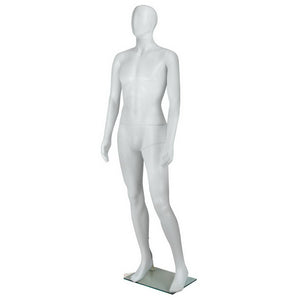 186cm Tall Full Body Male Mannequin - White