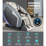 Livemor 3D Electric Massage Chair Zero Gravity Recliner Head Massager Air Bag