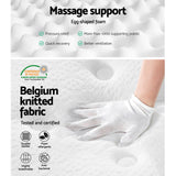 Giselle Bedding Eve Euro Top Pocket Spring Mattress 34cm Thick – King