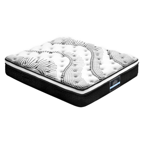 Giselle Bedding Como Euro Top Pocket Spring Mattress 32cm Thick – Double