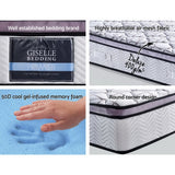 Giselle Bedding Marbella Euro Top Cool Gel Pocket Spring Mattress 30cm Thick – King