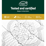 Giselle Bedding Ronnie Euro Top Latex Pocket Spring Mattress 34cm Thick – King Single