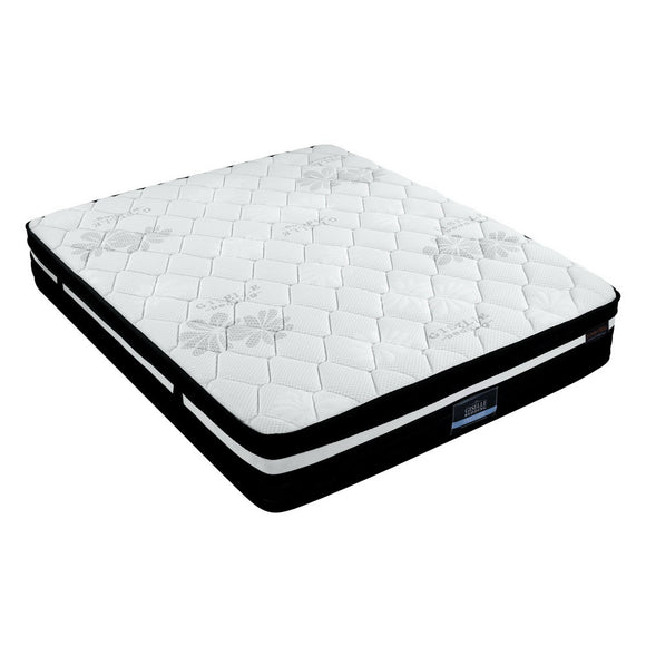 Giselle Bedding Regine Euro Top Pocket Spring Mattress 28cm Thick - Queen