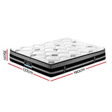 Giselle Bedding Galaxy Euro Top Cool Gel Pocket Spring Mattress 35cm Thick – Double