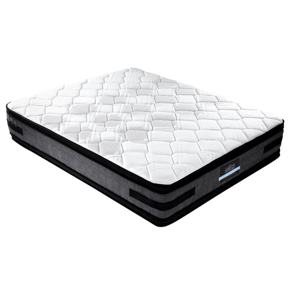 Giselle Bedding Luna Euro Top Cool Gel Pocket Spring Mattress 36cm Thick – King