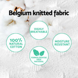 Giselle Bedding Alban Pillow Top Pocket Spring Mattress 28cm Thick – Queen