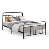 Artiss Double Size Metal Bed Frame - Black